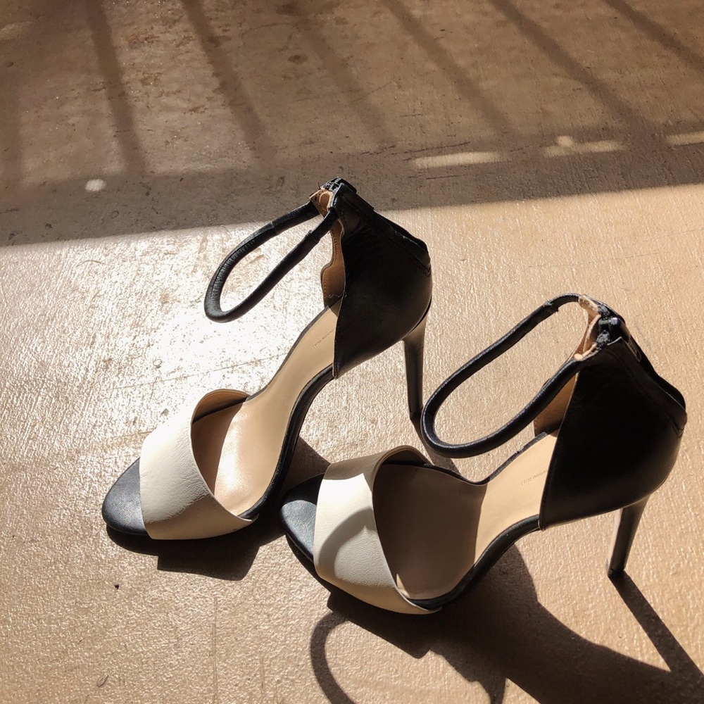 Zara Black & White Heels